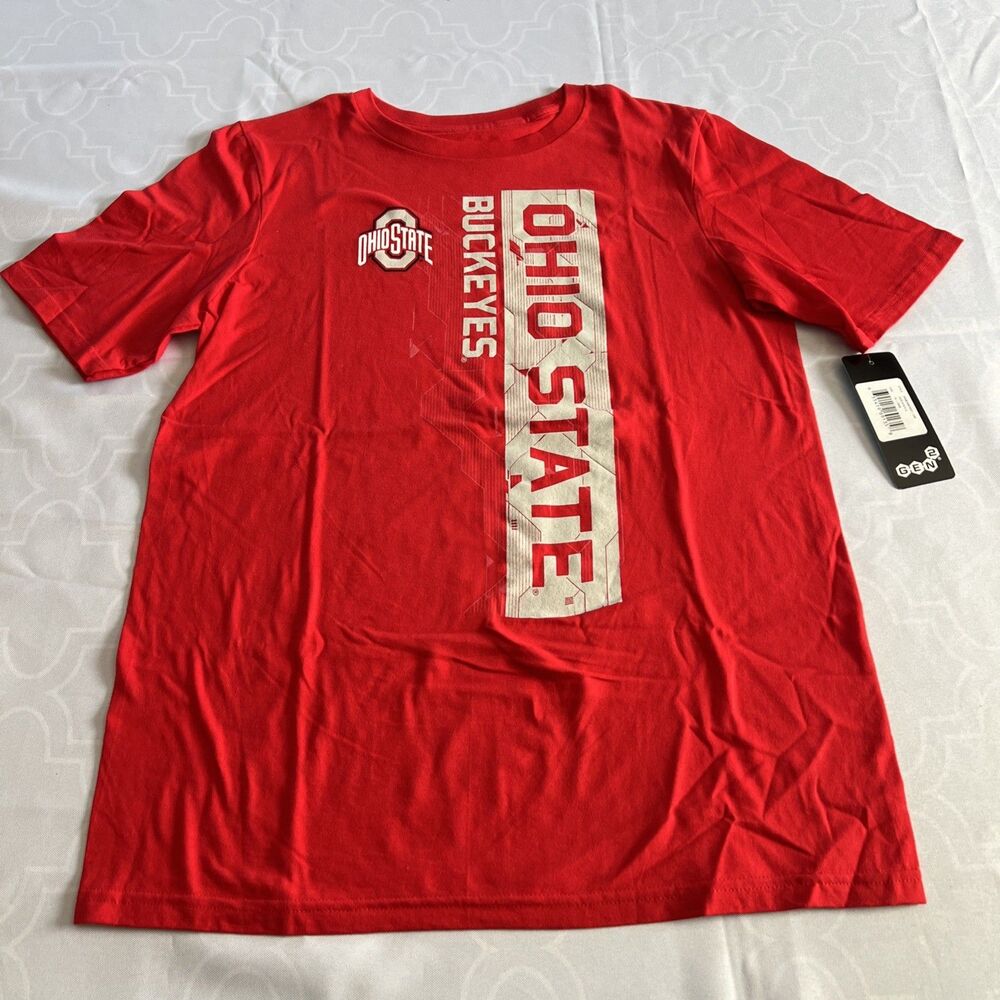 Ohio State Buckeyes Youth Red Short Sleeve Graphic T-shirt XL (18/20) by Gen 2